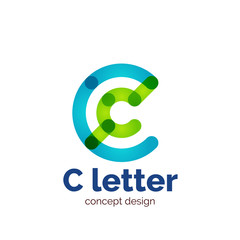 Vector modern minimalistic letter concept logo