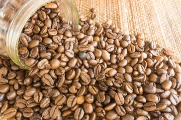 Roasted coffee beans
