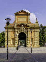 Obraz premium L'antica piazza di Porta Galliera a Bologna