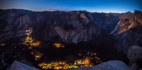 Yosemite National Park Half Dome early sunrise