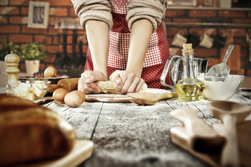 woman in kitchen 