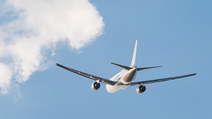 Fototapeta na wymiar passenger aircraft in flight