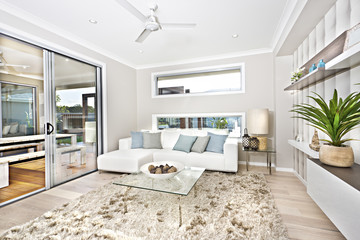 Modern living room interior of a luxury house