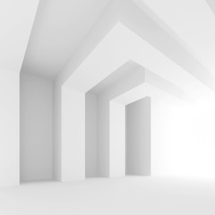  White Abstract Architecture Background