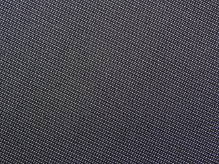 текстура черной ткани в белую полоску, крупным планом    