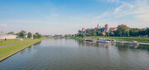 Kraków / Panorama zamku i miasta