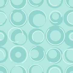 Fototapeta premium 60s inspired pattern, Seamless background with simple shapes, retro design