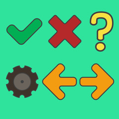 Simple set icons for application