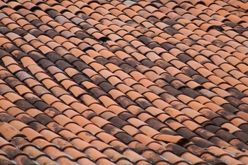 techo de tejas antiguas 