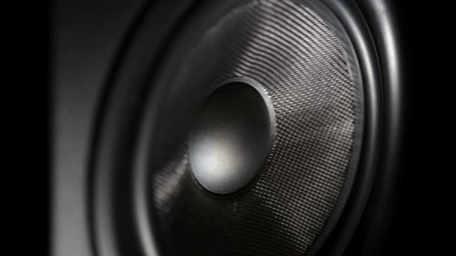 Bass speaker reprodusing low frequency sound