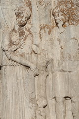 Détail de l'arc de l'empereur Constantin à Rome