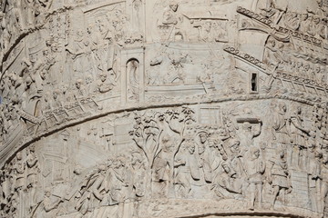 Colonne de Trajan à Rome 