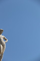 Fototapeta na wymiar Statue décorative des Musées du Capitole à Rome