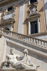 Détail des Musées du Capitole à Rome