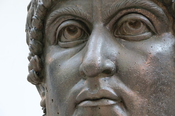 Statue de Jupiter exposée dans les Musées du Capitole à Rome