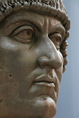 Statue de Jupiter exposée dans les Musées du Capitole à Rome