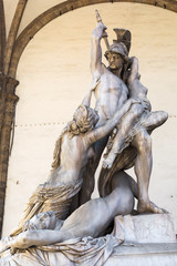 Rape of Polyxena statue in Florence, Italy