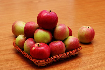 Apples on the table