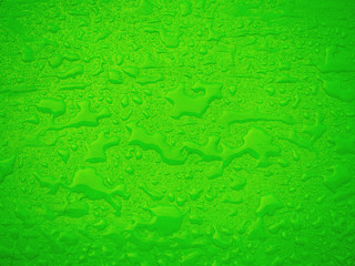 Water stains on green surface