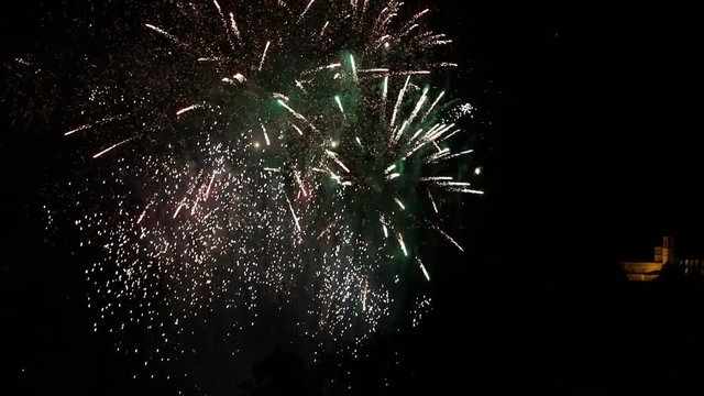 Colorful fireworks