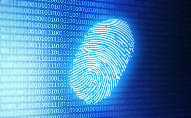 Digitaler Fingerabdruck 