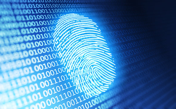 Digitaler Fingerabdruck  - Powered by Adobe