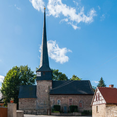 Kirche Gelmeroda; Th&uuml;ringen; Deutschland