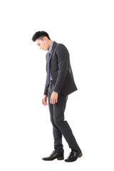 Regret young business man