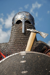 Mongol warrior in armour