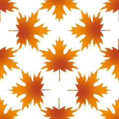 Autumn leaf maple, seamless pattern
