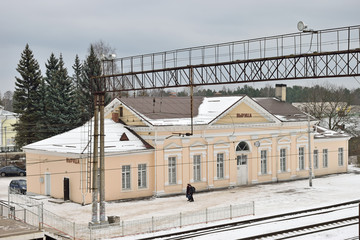 Railway station in the village of Vyritsa