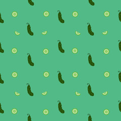 cucumber with slices