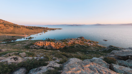 Coast/View of the coast, Bukhtarma Reservoir, East Kazakhstan
