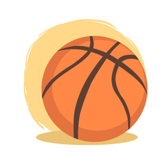 Basketball Ball Cartoon Vector illustration sport icon