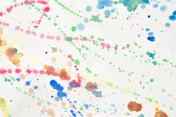 colorful watercolor painted background texture
