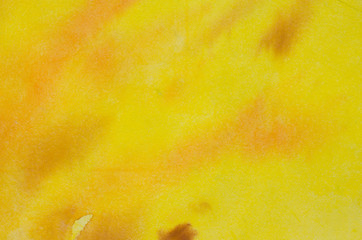 orange watercolor painted background texture