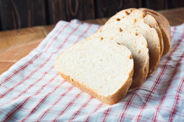 loaf of bread on the boards