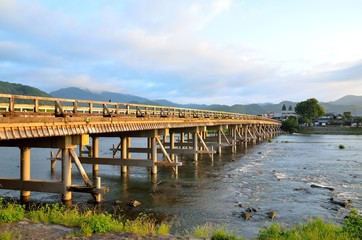 Obraz premium 京都 渡月橋