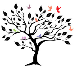 Obraz premium vector abstract tree