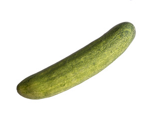 fresh cucumbers isolated on white
