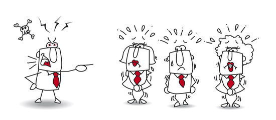 bust-up by the big boss