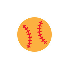 baseball icon vector, solid logo illustration, pictogram isolated on white