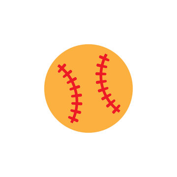 baseball icon vector, solid logo illustration, pictogram isolated on white