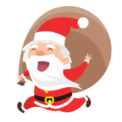 cartoon santa claus.