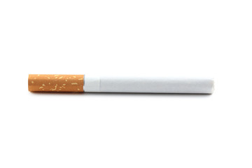 Tobacco cigarette isolated on a white