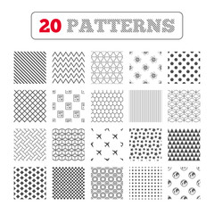 Airplane icons. World globe symbol.