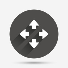 Fullscreen sign icon. Arrows symbol.