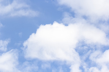 Beautiful blue sky and clouds background
