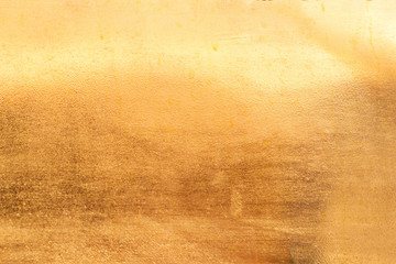 Gold metal background or texture and shadow