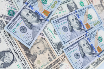 Dollar bank background.